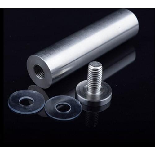 10Pcs/lot 25*80mm Solid Stainless Steel Cap Screws Advertising Fastener Railing Standoff DHL Free Shipping