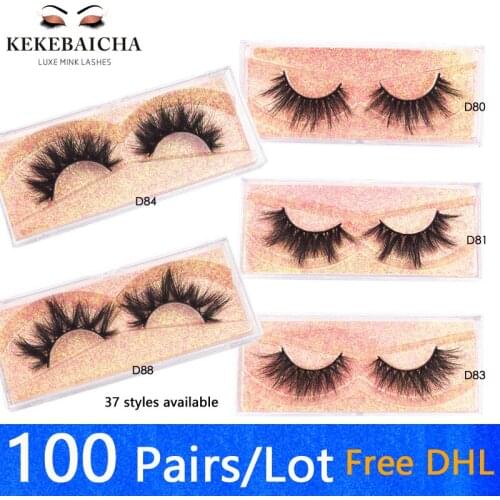 100 pairs 20mm mink lashes 3d mink eyelashes wholesale false eyelash mink lashes bulk makeup beauty lashes mink lash faux cils