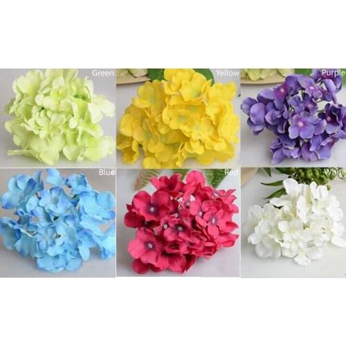 20 Bunches Silk Hydrangea Flowers For Wedding Party Holiday Hotel Archway Arch Door Decoration