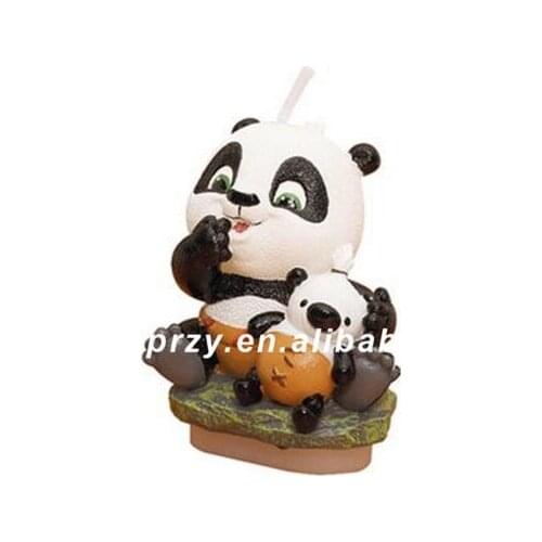 3 d DIY chocolate handmade soaps silicone pandacake decoration candles mold