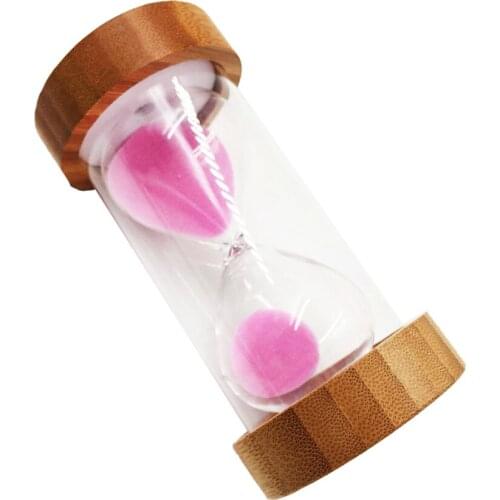 5/20/30 Minutes Bamboo Frame Sand Timer Hourglass Home Decor