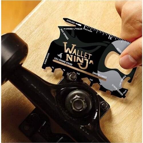 Camping Emergency Kit Screwdriver Tip Ninja Wallet