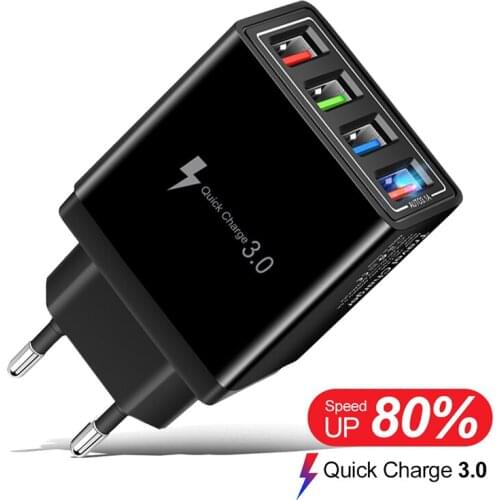 Charger QC3.0 Fast Wall Charger Mobile Phone Charger USB Quick Charge 3.0 QC 20W USB for Samsung s10 Huawei Xiaomi iPhone