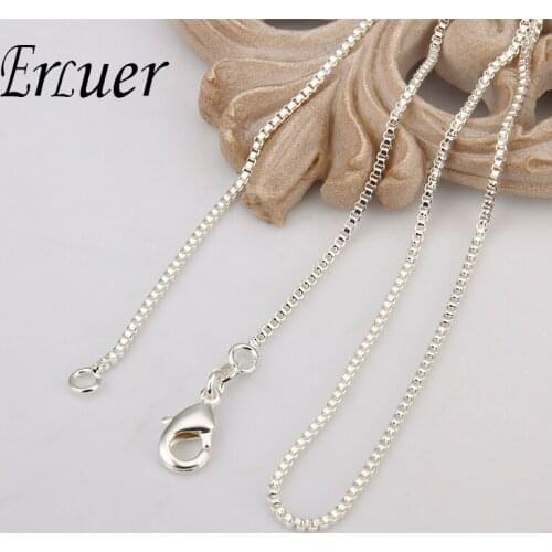 Серебряные цепочки ERLUER China At AliExpress