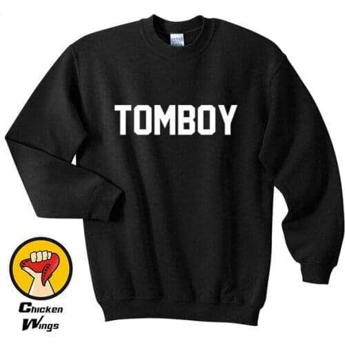 Tomboy Shirt Urban Hipster Love Cute Cool Fashion Unisex Blogger Tumblr Top Crewneck Sweatshirt Unisex More Colors XS - 2XL