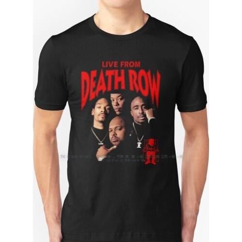 Death Row Records T Shirt 100% Pure Cotton Dogg 1990s Gangster Rap Gangsta Hiphop Old School 90s Rap Vibe Death Row Records Old