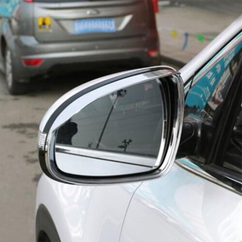Color My Life Car Chrome Rearview Mirror Protection Trim Cover Rear View Mirror Sticker For Kia Sportage Kx5 QL 2016 2017 Parts