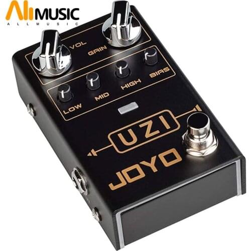 JOYO R-03 UZI Distortion Pedal Guitar Effect Pedal for Heavy Metal Music, With BIAS Knob, True Bypass, Guitar Accessories