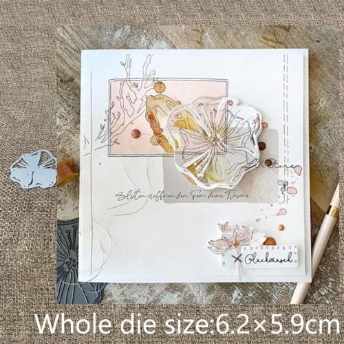 New Design Craft Metal stencil mold Cutting Die blossom flower decoration scrapbook die cuts Album Paper Card Craft Embossing