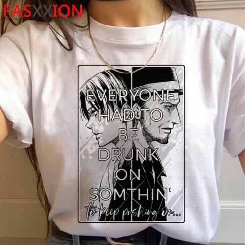 Attack on Titan Shingeki No Kyojin t-shirt summer top male print 2021 harajuku kawaii ulzzang t shirt summer top