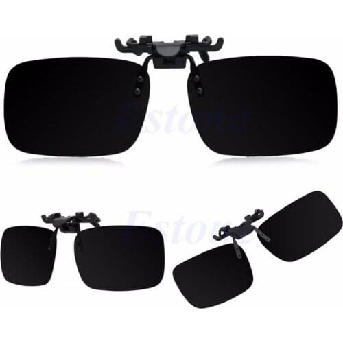 Driving Glasses Polarized Climbing Running Fashion Day Night Vision Clip-on Flip-up Lens Sunglasses Glasses