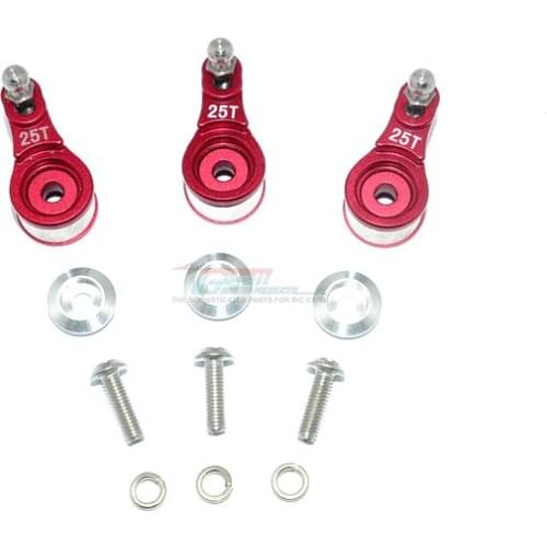 Front and rear and central differential lock servo arms with spring buffer protection for TRAXXAS TRX4