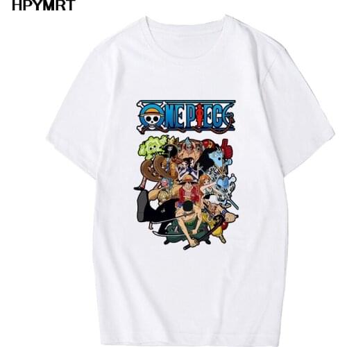 Straw Hat Crew Japanese Anime Tshirt Women T Shirt One Piece Harajuku T-shirt Hipster Tee Streewear Fashion Tops Female Clothing