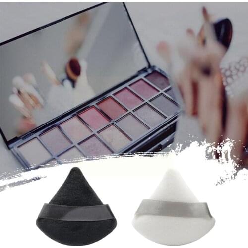 1PCS Makeup Powder Puff Makeup Sponge Triangle Cotton Puff Crystal Sector Cotton Tool Dry For Women Density High Powder Mak K3D4