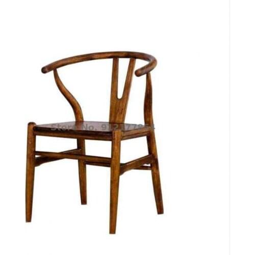 Walnut Y-shaped Chair Solid Wood Lounge Chair Nordic American Coffee Chair Modern Chinese Backrest Tea Chair Dining Table Chair