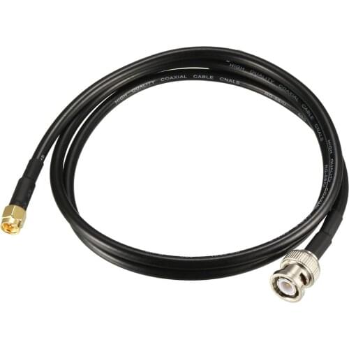 Uxcell RG58 Coaxial Cable with BNC Male to SMA Male Connectors 50 Ohm