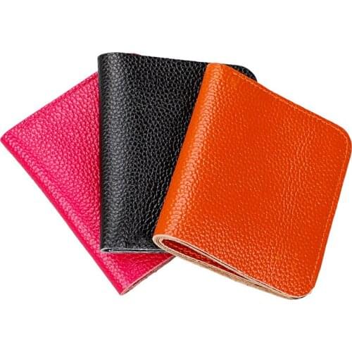 High quality women card package top layer cowhide Japan and South Korea style purse genuine leather casual ID Holders