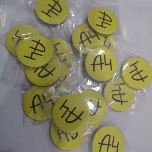 Футболка А4 Бумага Childrens Badge Youth Metal Pin Clasp Custom DIY Icon Button Cartoon Brooch Accessories Gifts А4 Лого