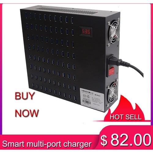 80 ports ordinary USB multi-port charger station for Xiaomi iphone Samsung Tablet etc other electronic product