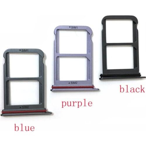 20pcs SIM Card Tray Holder Slot Adapter Socket Dual SIM For Huawei P20 Pro Replacement Parts