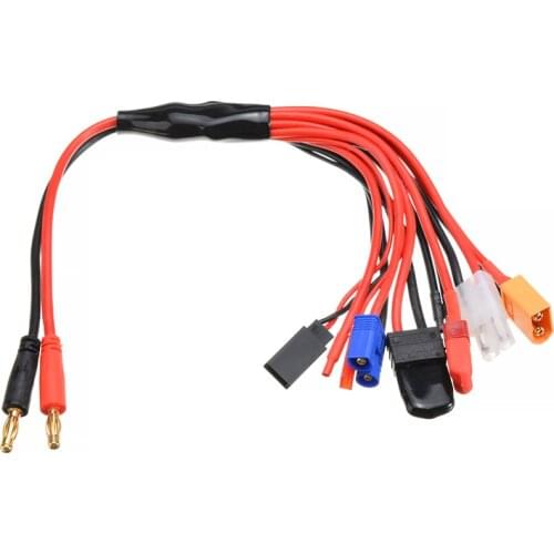 8 in 1 Lipo Battery Charger Multi Charging Plug Convert Cable Plug Adapter Connector to Female For RC Airplanes Car