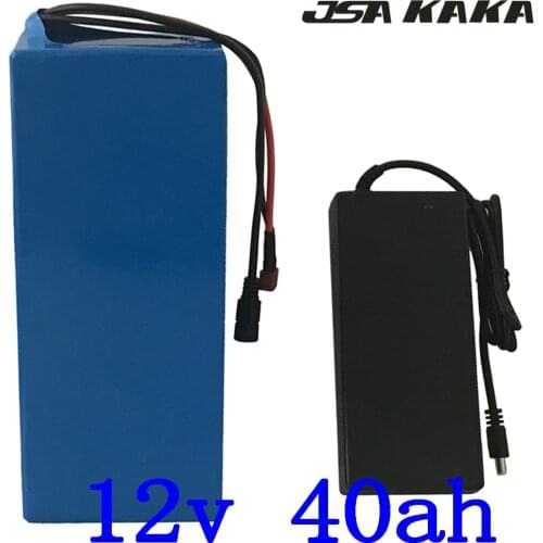 12V 200W 300W battery pack 12v 40ah electric bike battery 12v 40000mah Lithium-ion Battery pack for LED Light/CCTV Camera