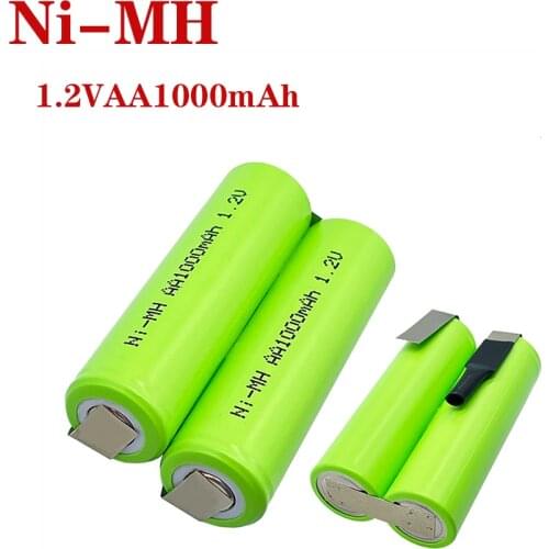 NI-MH 2.4V 1000mah 1000mAh Rechargeable Battery DIY for Water pik WP-900 Remington Barba Trimmer Shaver Razor