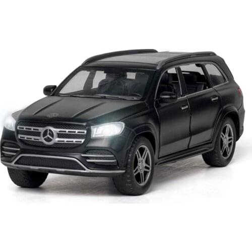 Alloy toy Car 1:32 GLS 580 SUV car model pull back diecasts 6 door toy cars high quality lamp music adult collection gift toy