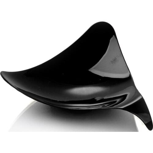 Free Shipping Party Suppliers, Disposable Plastic Tableware, 75*80mm Black Dessert Mini Appetizer Plate, 100/Pack