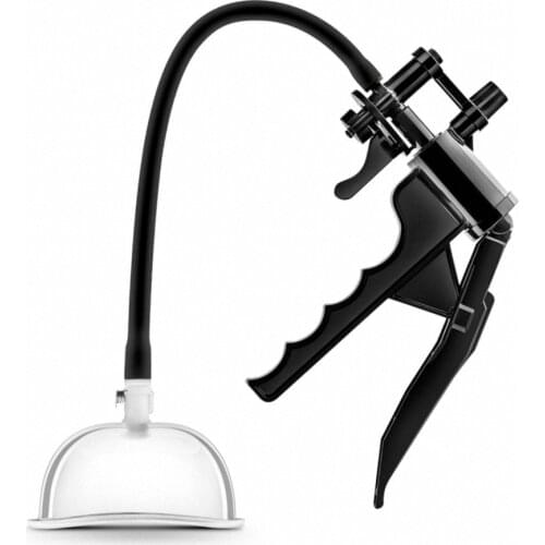 Black Handhelp Pussy Orgasm Sucking Pumps Sex Machine For Female Clitoris Stimulator Strong Suction For Body Relax Breast Cups