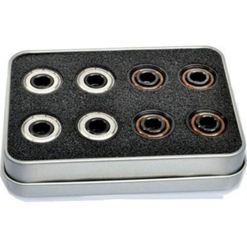 Black Ceramic Roller Bearing Black Ceramic Six Bead Slide Bearing Roller Skates Skates Black Ceramic Bearing Slide Accessories