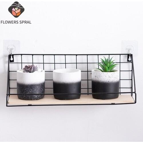 Nordic Style Home Decoration Hydroponic Flower Pot Succulent Gradient Flower Pot Balcony Decoration Ornaments Small Flower Pot