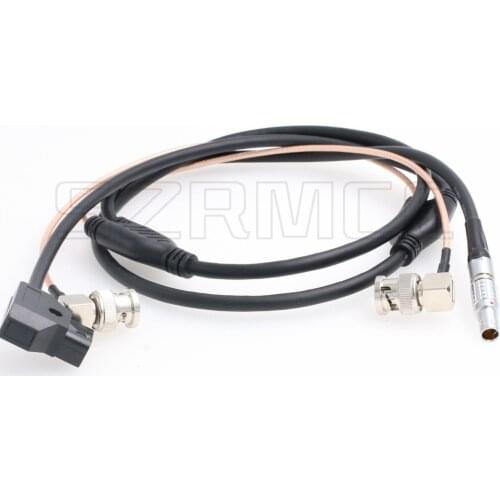 D-tap to 0B 4 pin and BNC to BNC Power and SDI Video Cable for Zacuto Kameleon EVF