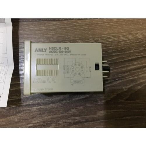 H5CLR-8 ANLY limit relay H5CLR-8G 0.001s-9999h 100-240v MULTI FUNCTION DIGITAL TIMER