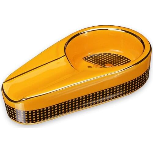 COHIBA Ceramic Cigar Ashtray cigar accessories Tobacco Smoking Travel Ashtrays cuba tabacaria sigaar