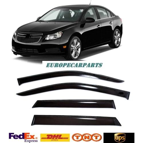 For Chevrolet Cruze Sd 2009-2015 Window Visors Side Sun Rain Guard Vent Deflectors 4 pieces
