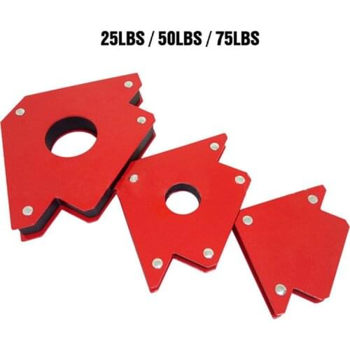 50/75LBS Magnetic Welding Locator Welding Magnetic Clamp Angle Arrow Holder Ideal for Being Used as Holder In Welding