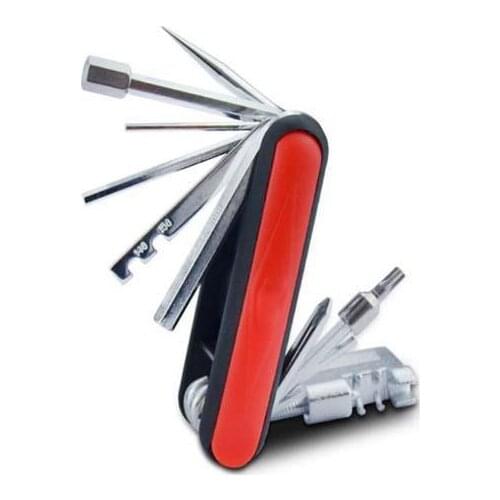 17-In-1 Multi-Function Repair Tool CRV Tool Bicycle Chain Remover Outdoor Camping Tool Set Multitools Bike
