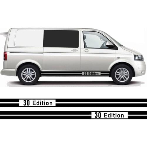 For For Volkswagen VW Multivan Transporter T4 T5 T6 stripes decals vinyl graphics stickers BUS California T6 30 Edition