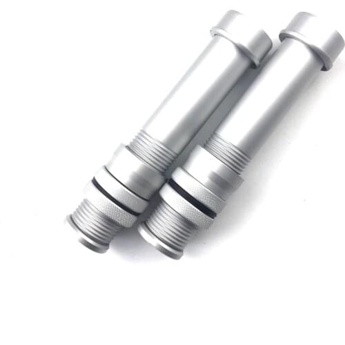NooNRoo Fly Reel Seat All-Aluminum Reel Seats 16 # Fly rod reel seat Aluminum reel seat Matte Silver color 2PCS