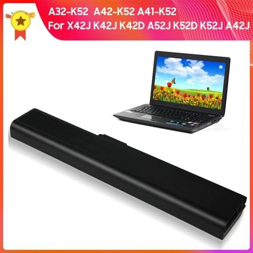 Original Laptop Battery A32-K52 A42-K52 A41-K52 for X42J K42J K42D A52J K52D K52J A42J for 70-NXM1B2200Z Computer Battery