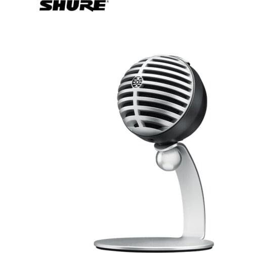 Original Shure MV5 Wired MOTIV™ Digital Condenser Microphone With MicroB To Lightning/USB Interface For iPhone/iPod/iPad IOS