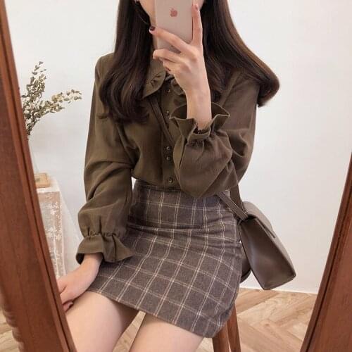 Autumn white shirt Summer femme Casual loose Women Long sleeve Girls Blouse Plus Size Women Blouses Tops Loose Female Blusas