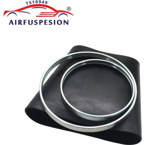 For Mercedes W221 Front Rubber Sleeve with rings Pillows Air Bellows Sleeves Air Suspension Repair Kit Bladder 2213204913