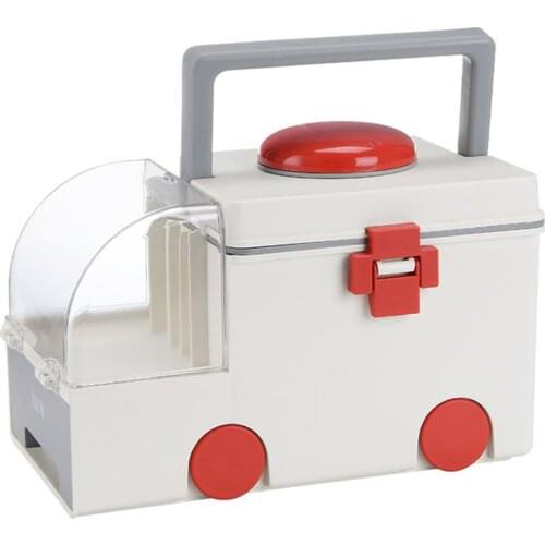 Foldable Medicine First Aid Home Storage Box Portable Medical Box Large Ambulance Large Capacity Outdoor Pill Box