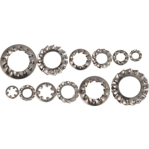 Lock Washers A2 Stainless Internal Serrated Tooth Shakeproof Washer M3 M4 M5-M24