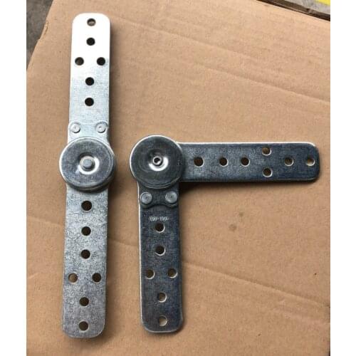Pack of 2pcs ) Ratchet Sofa Bed Hinges For Folding Connecting Furnitures Angle Adjuster Adjustable 5 level 90/180 Degree 240mm