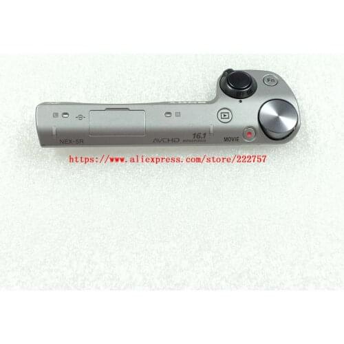 95%New For Sony NEX-5R NEX5R Top Cover With Shutter Button Replacement Repair Part SILVER or black