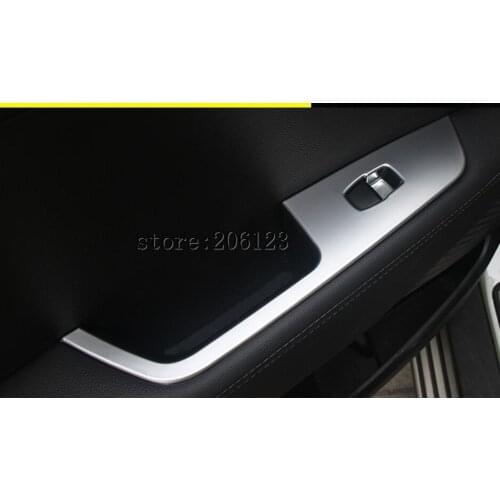 FIT FOR 2014-2017 For Hyundai ix25 (creta) ABS Inner Door Armrest Window Lift Button Molding Cover Trim