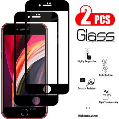 For Iphone Se2020 Glass Se 2020 Se2 2 Screen Protector Iphonese I Phone 2020se Film Temper Protection Armor A2296 A2275 A2298